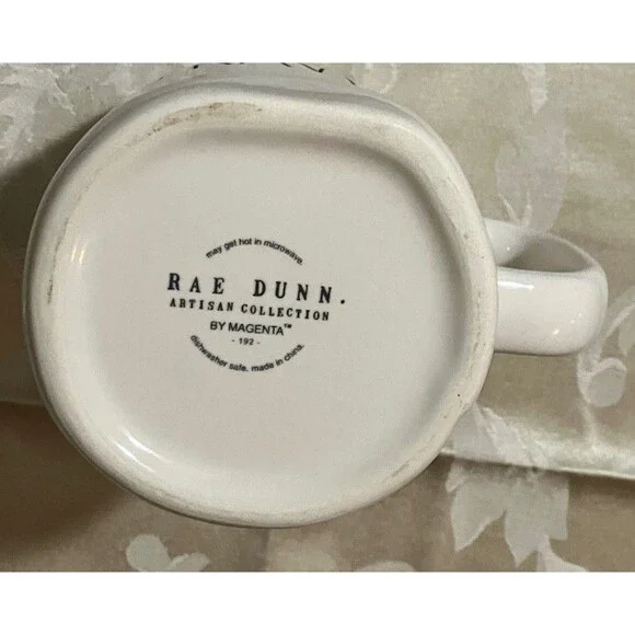 Rae Dunn Large Coffee Mug TRAVEL vacation style Relax with coffee - Picture 11 of 11